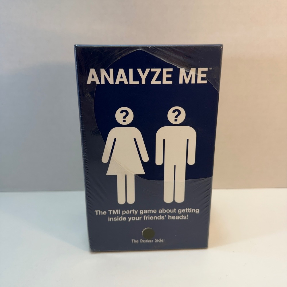 The Darker Side Analyze Me Party Game Adult 21+‎ Blue TMI Card Game New